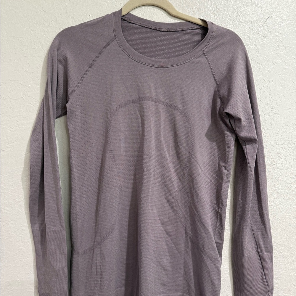 LuLulemon Long Sleeve Lavender Top